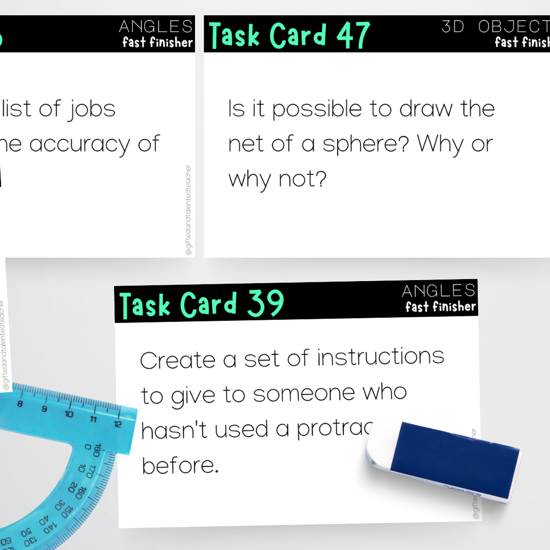 Fast Finisher Tasks: Mathematics Skills