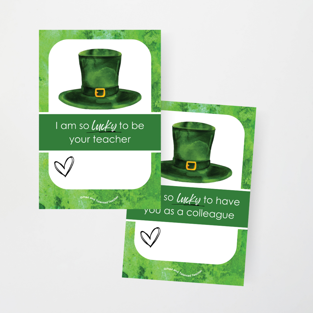 St Patrick's Day Student and Colleague Tags - Teacher Resources & Classroom Decor