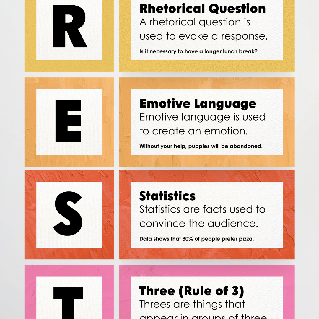 Persuasive Devices: AFOREST - North America Classroom Decor - Teacher Resources & Classroom Decor
