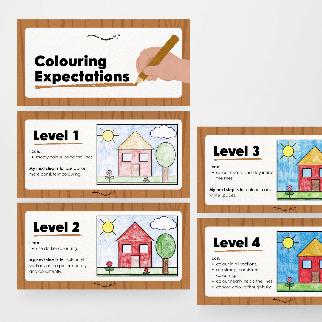 Colouring / Coloring Expectations Classroom Wall Display - Back To School Classroom Decor