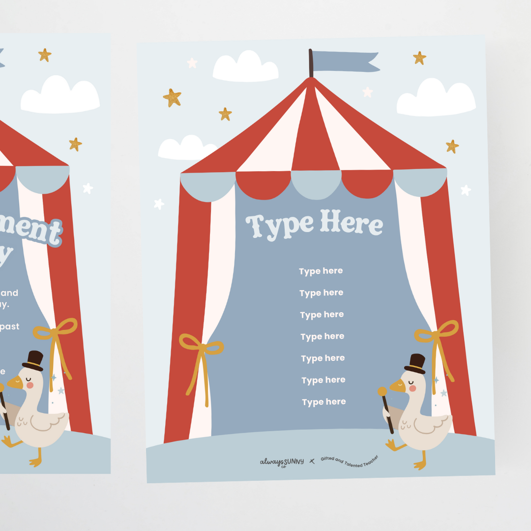 Acknowledgement of Country - Little Circus Classroom Decor