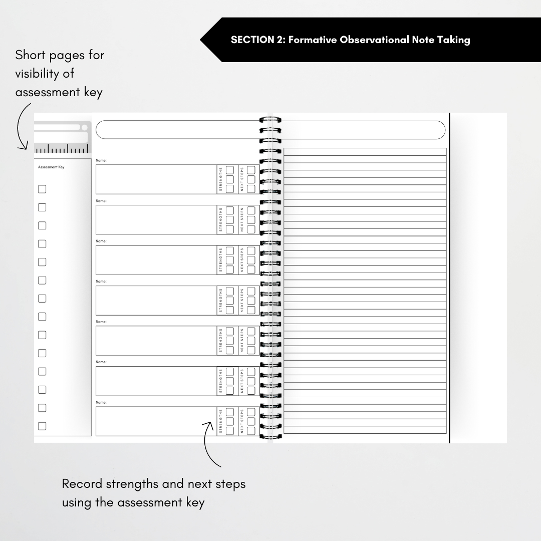 Assessment Book - Blank: Lower Grades - Teacher Resources & Classroom Decor
