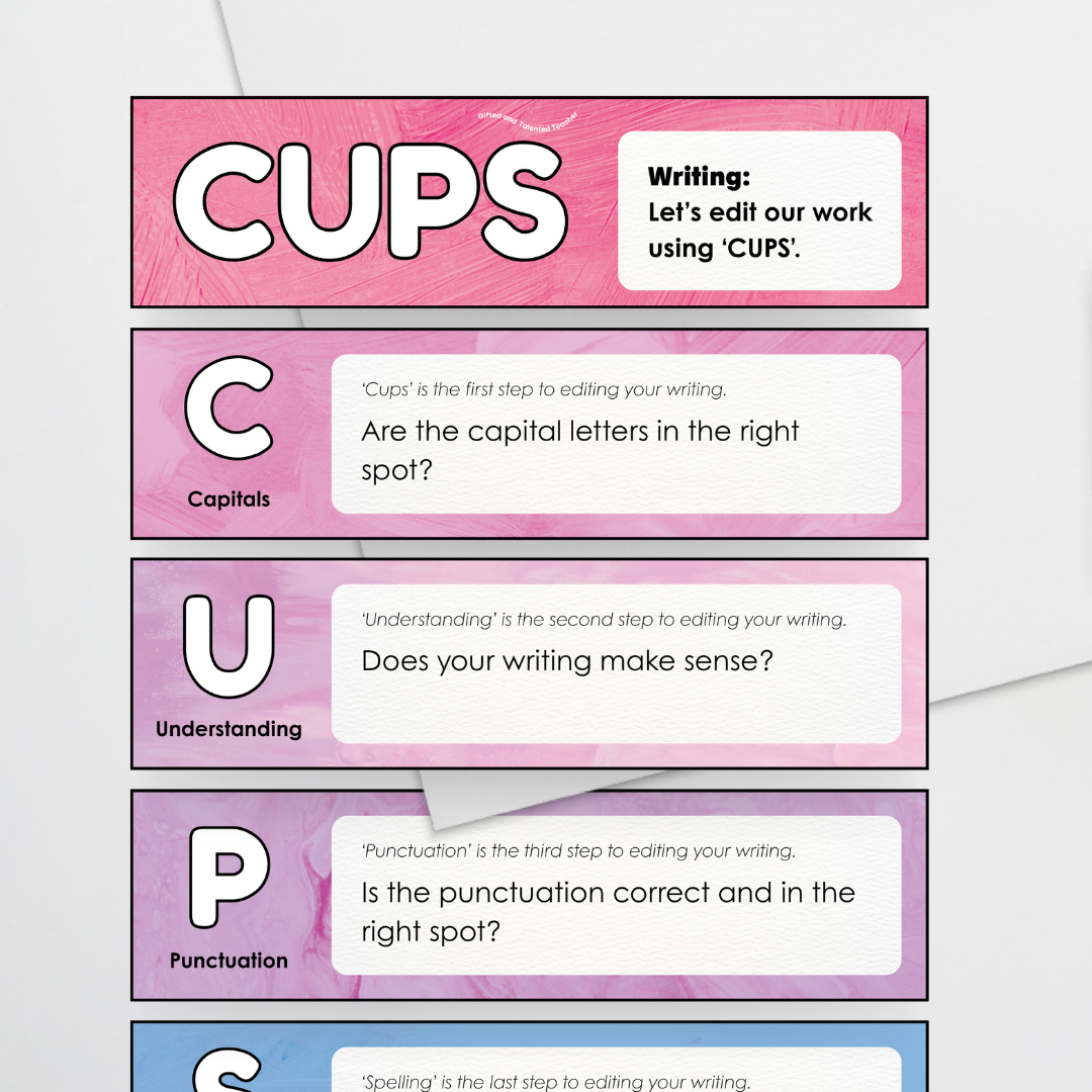 Pete Cromer: CUPS and ARMS Bundle - Sea Life Classroom Decor