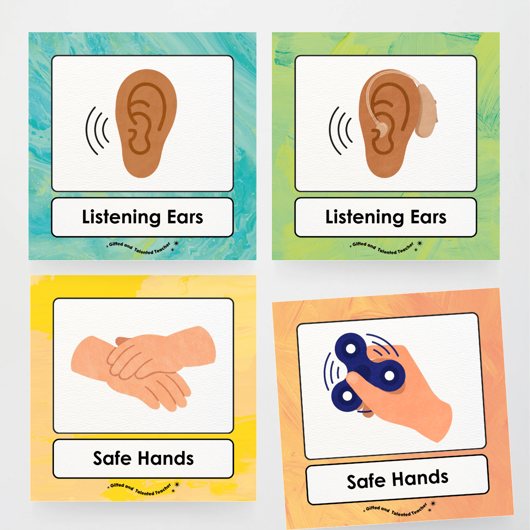 Inclusive Active Listening Editable Classroom Display - Sea Life Classroom Decor - Teacher Resources & Classroom Decor