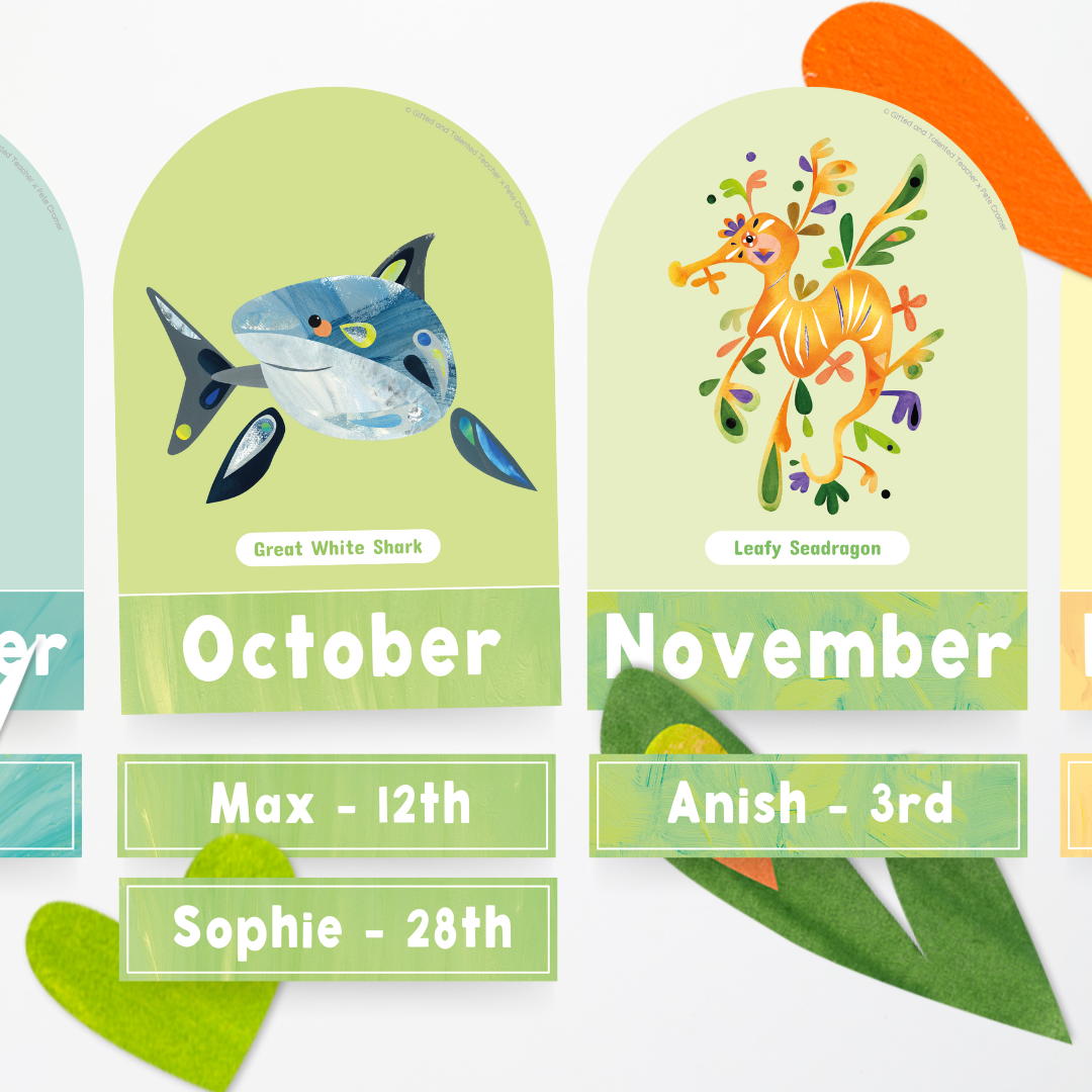 x Pete Cromer - Sea Life Classroom Decor (Upper Grades) Bundle - Teacher Resources & Classroom Decor