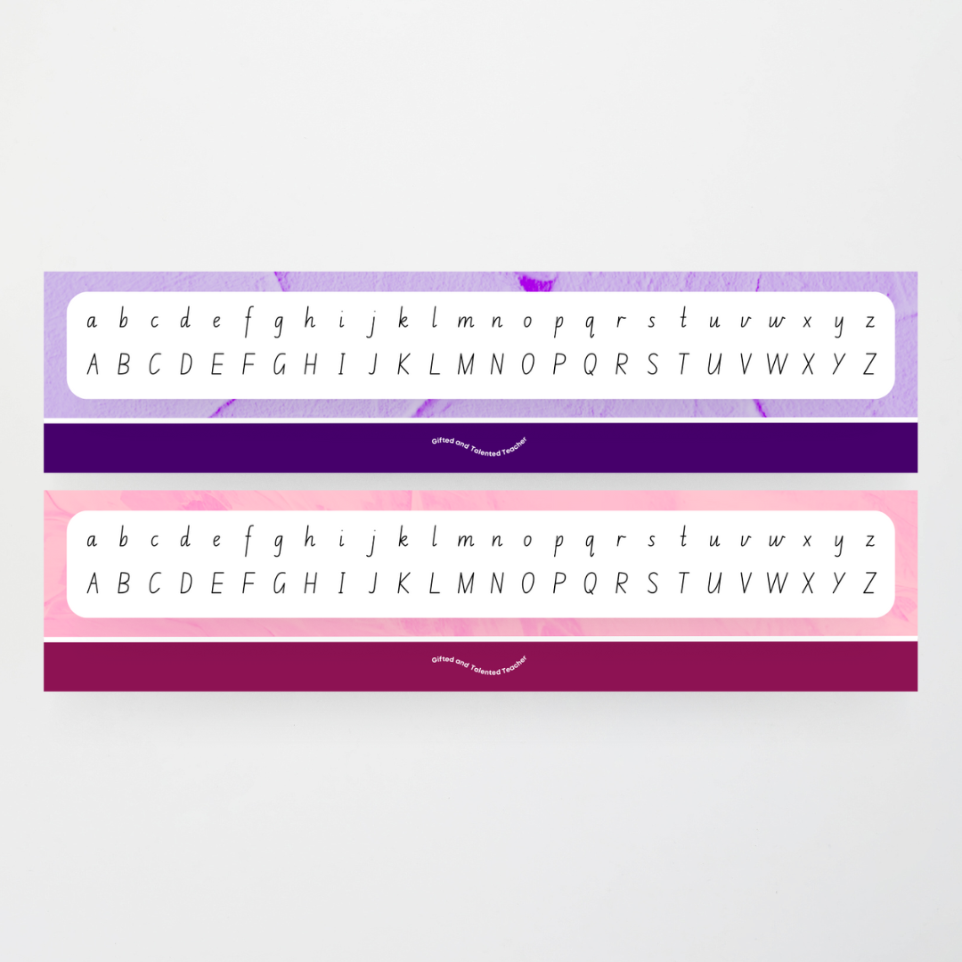 New South Wales Precursive Desk Label Reference - Teacher Resources & Classroom Decor