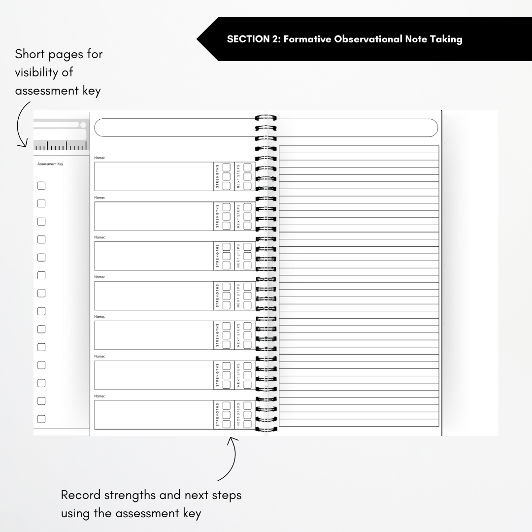 Assessment Book - Blank: Upper Grades - Teacher Resources & Classroom Decor