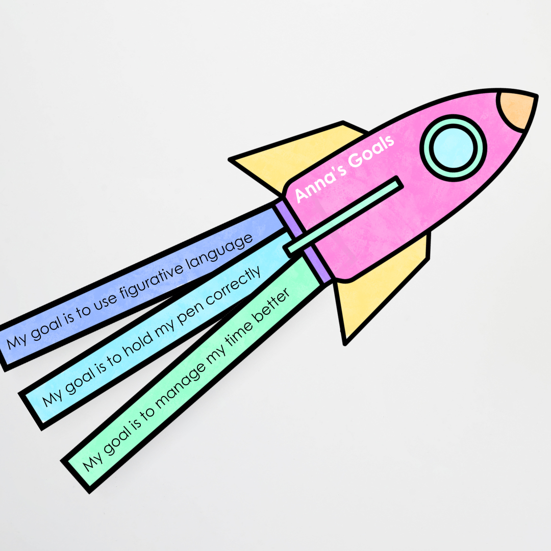 Goal Setting Rocket: Back to School - Teacher Resources & Classroom Decor