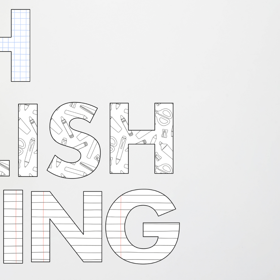 Lettering - School Doodles Classroom Decor - Teacher Resources & Classroom Decor