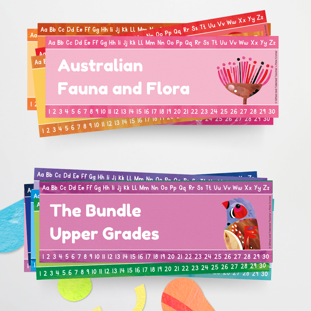 x Pete Cromer - Australian Fauna and Flora Classroom Decor (Upper Grades) Bundle - Teacher Resources & Classroom Decor