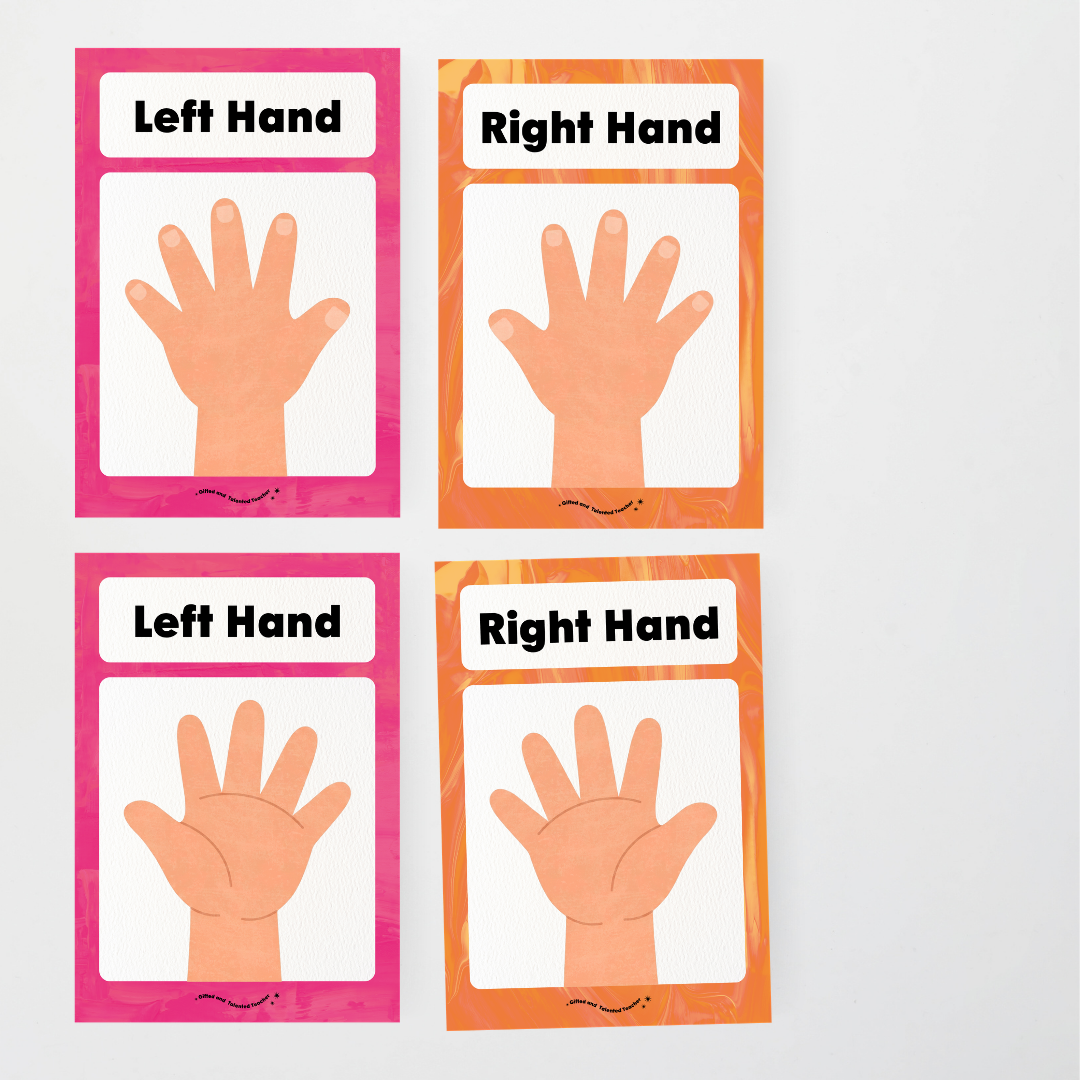Left Hand and Right Hand Position Classroom Display - Australian Fauna and Flora Classroom Decor - Teacher Resources & Classroom Decor