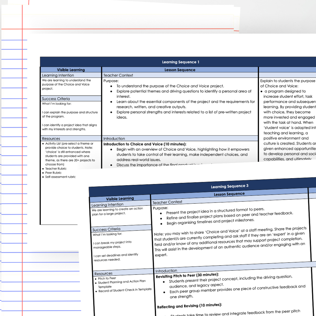 Choice and Voice: The Bundle - Gifted Education Resources - Teacher Resources & Classroom Decor