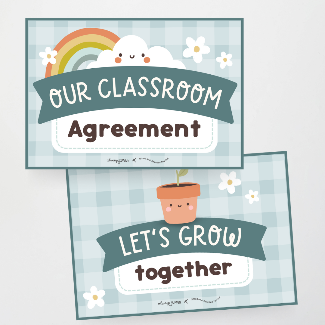 Classroom Agreement - Farmers Market Classroom Decor - Teacher Resources & Classroom Decor
