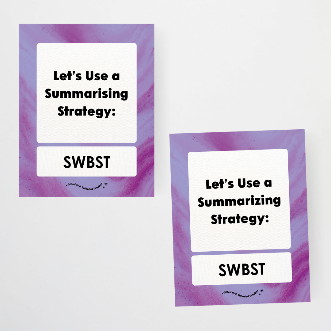 Summarising the Text: SWBST Somebody, Wanted, But, So Then - Australian Fauna and Flora Classroom Decor