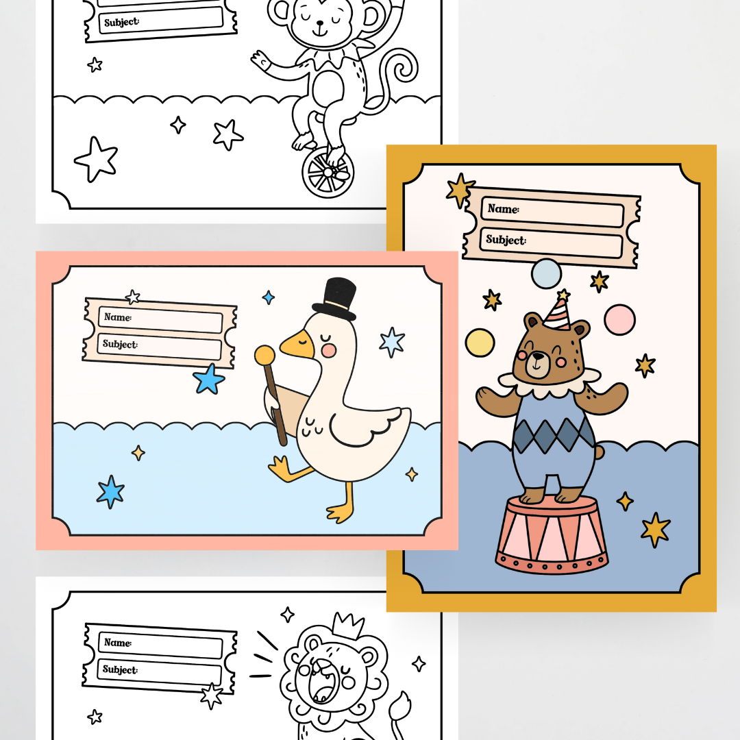 x Always Sunny Co. - Little Circus Classroom Decor (Lower Grades) Bundle