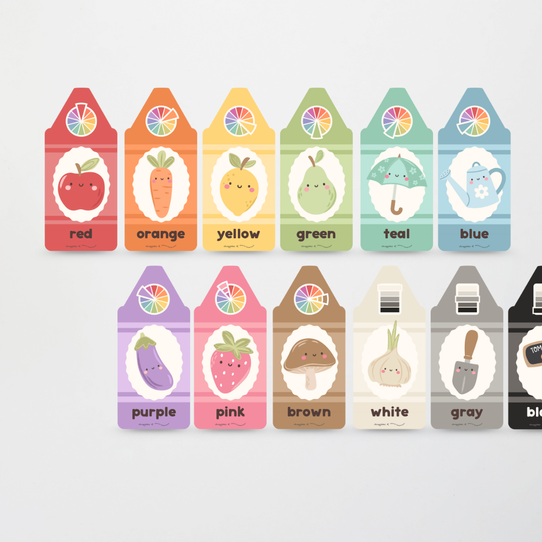 Crayon Colour/Color Posters - Farmers Market Classroom Decor - Teacher Resources & Classroom Decor
