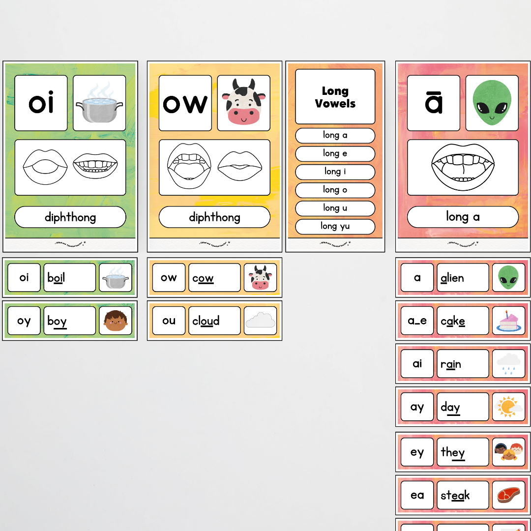 Sound Wall with Mouth Articulation - Sea Life Classroom Decor