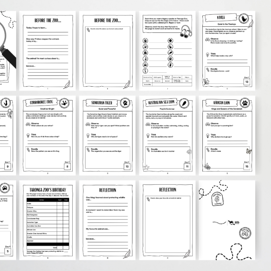 Taronga Zoo: Scavenger Hunt - Taronga Zoo Classroom Decor - Teacher Resources & Classroom Decor