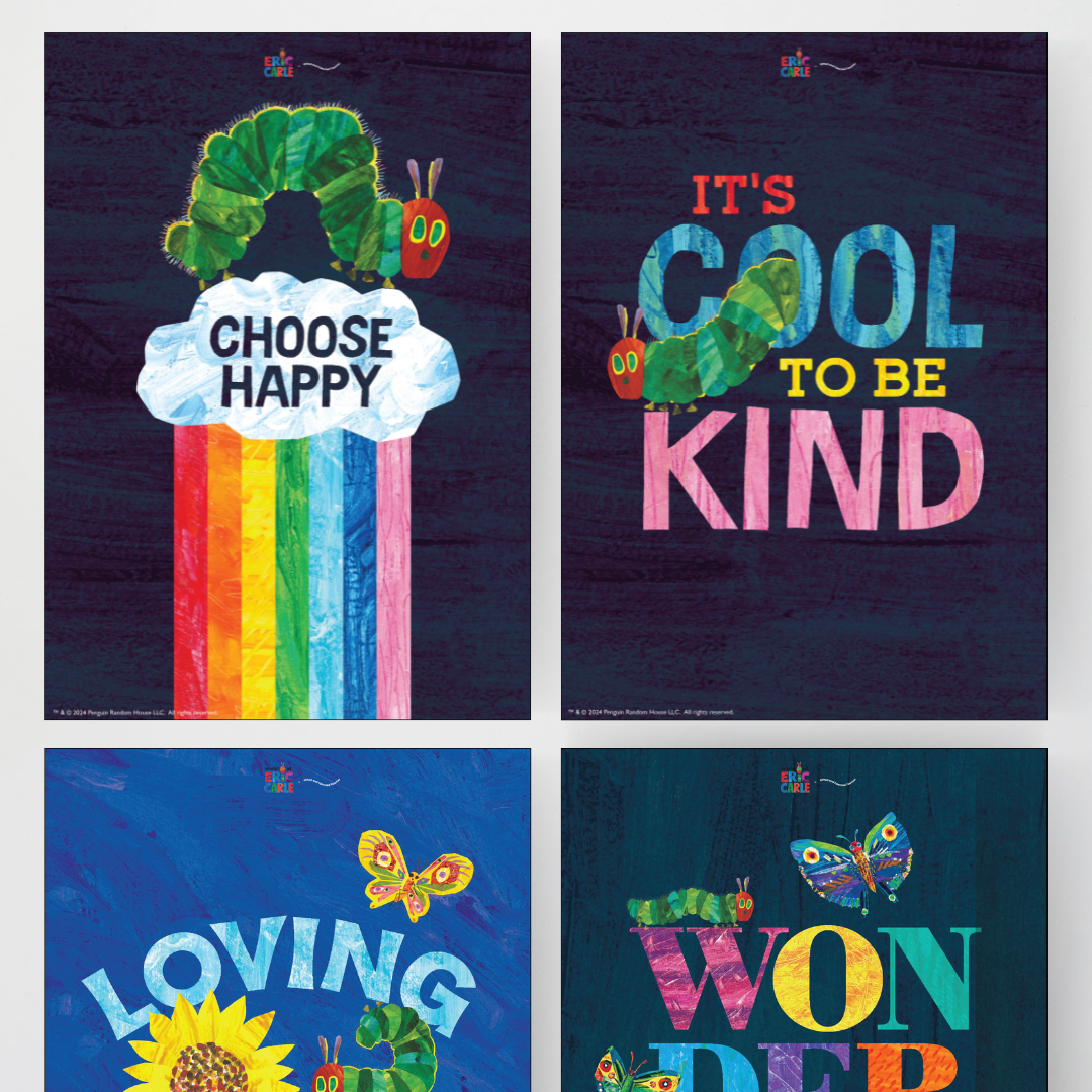 It's Cool To Be Kind Quote Posters - The Very Hungry Caterpillar™ - Teacher Resources & Classroom Decor