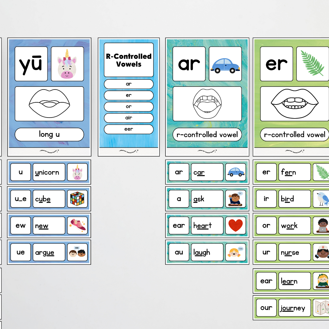 Sound Wall with Mouth Articulation - Sea Life Classroom Decor