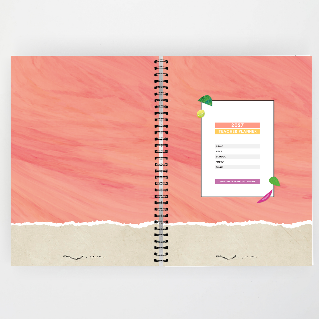 x Pete Cromer 2027 Weekly Teacher Planner: Garden Mantis - Insect Life Classroom Decor