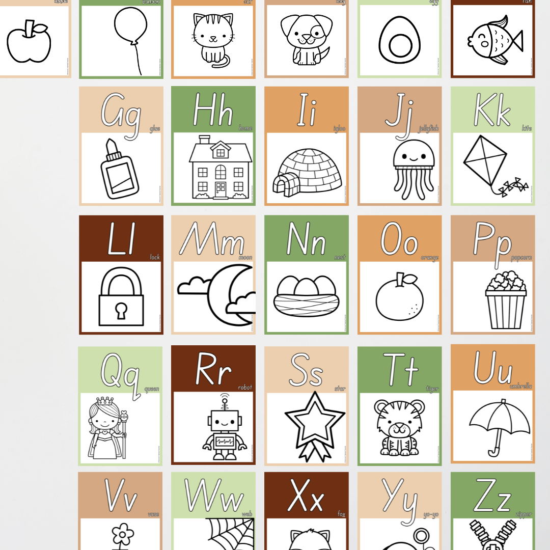 Alphabet Posters - Woodland Classroom Decor - Teacher Resources & Classroom Decor