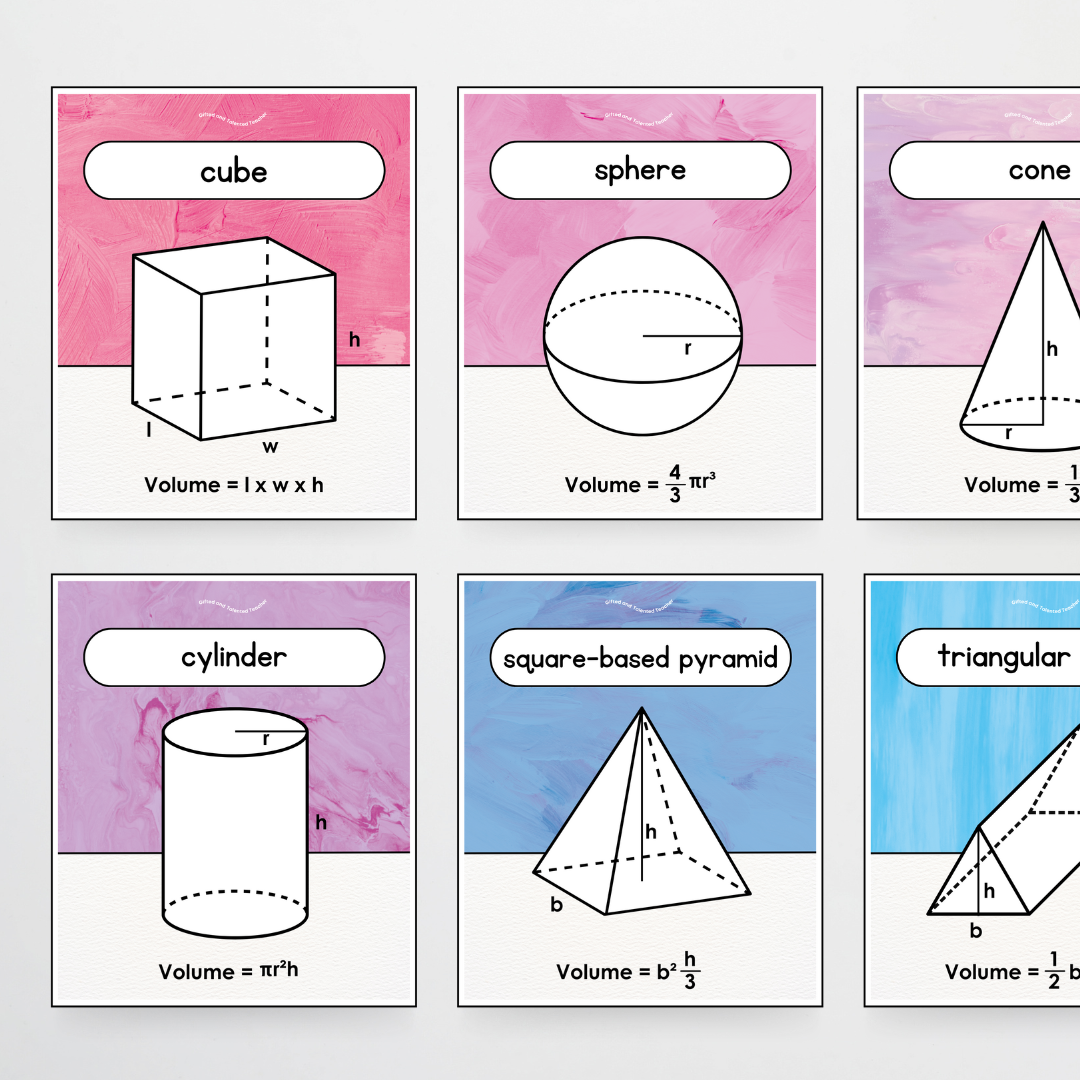 Pete Cromer: 3D Objects Volume Posters - Sea Life Classroom Decor