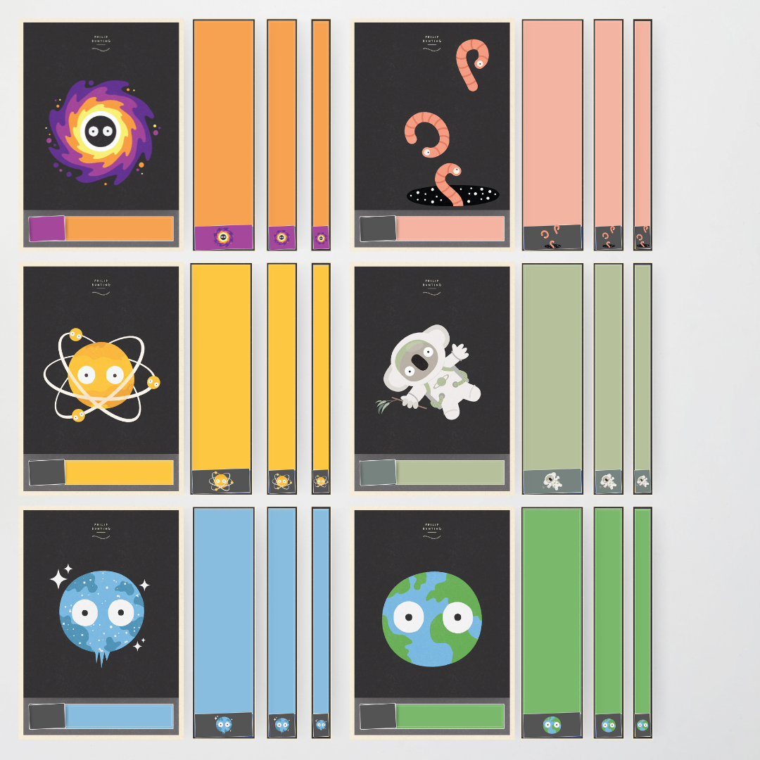 Philip Bunting: Binder Covers Set 1 - Watch this Space Classroom Decor - Teacher Resources & Classroom Decor
