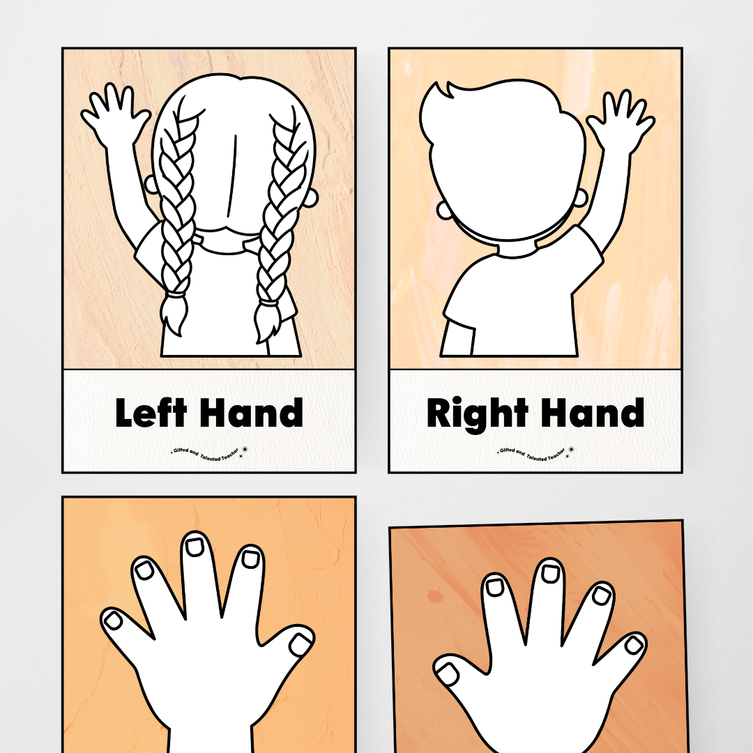 Left Hand and Right Hand Position Classroom Display - Neutral Classroom Decor - Teacher Resources & Classroom Decor