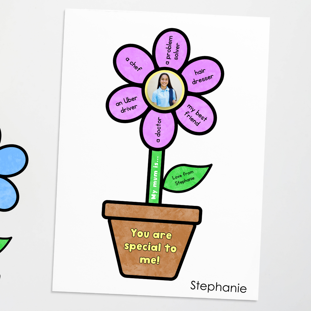 Mother's Day Flower Craft - Teacher Resources & Classroom Decor