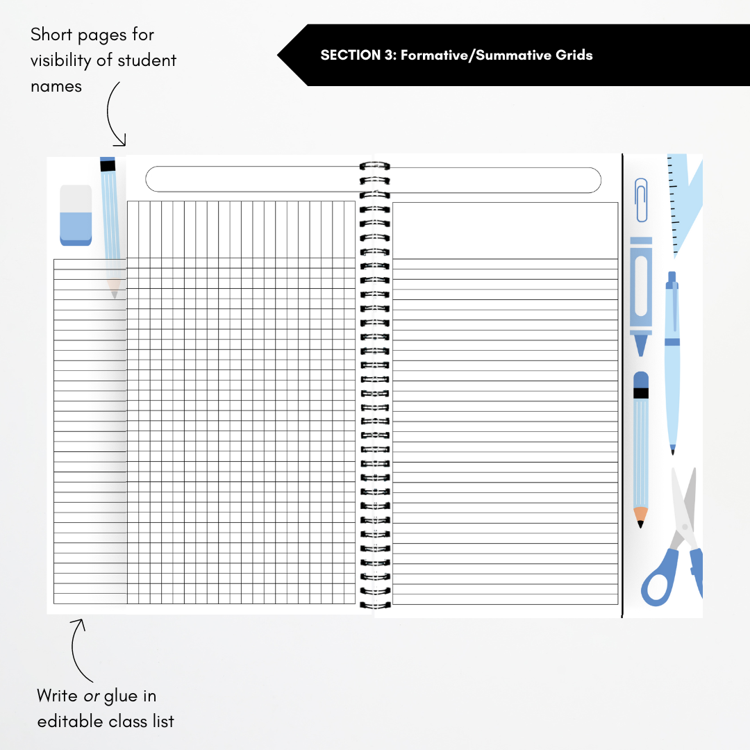 Assessment Book - Blank: Upper Grades - Teacher Resources & Classroom Decor