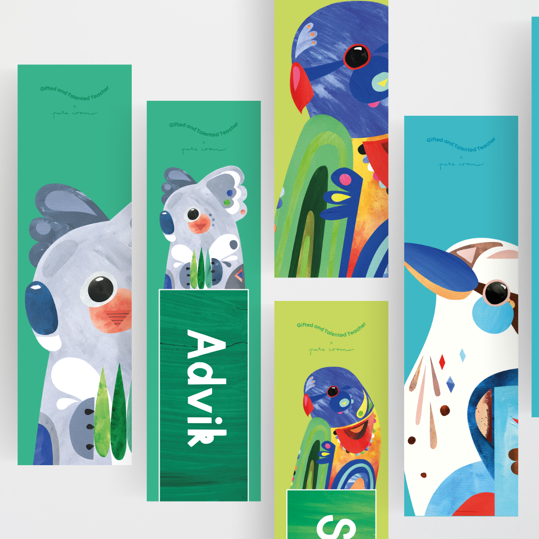 Pete Cromer: Colour Bookmarks - Australian Fauna and Flora Classroom Decor - Teacher Resources & Classroom Decor