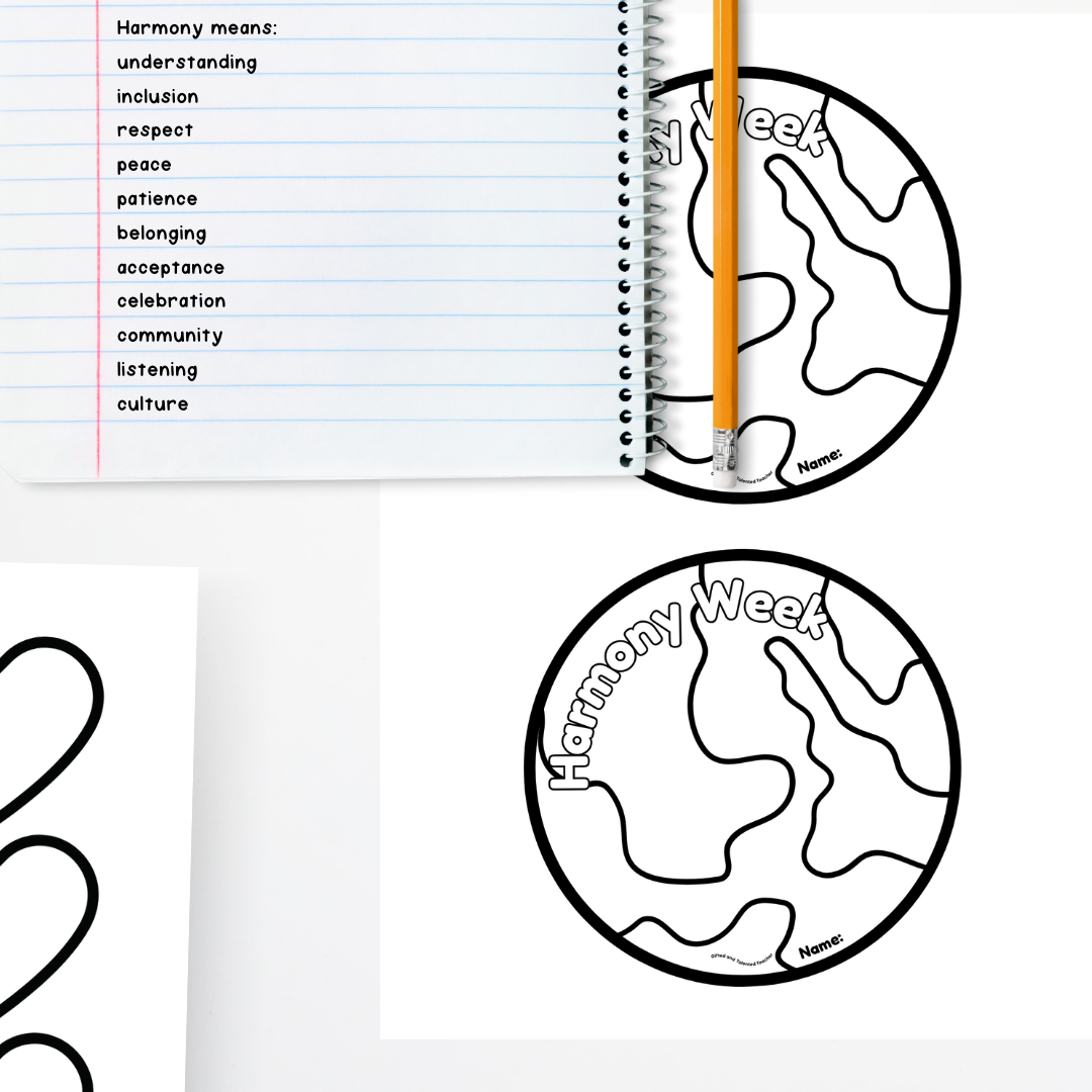 Harmony Week Activity: Globe Craft - Templates and Slides - Teacher Resources & Classroom Decor