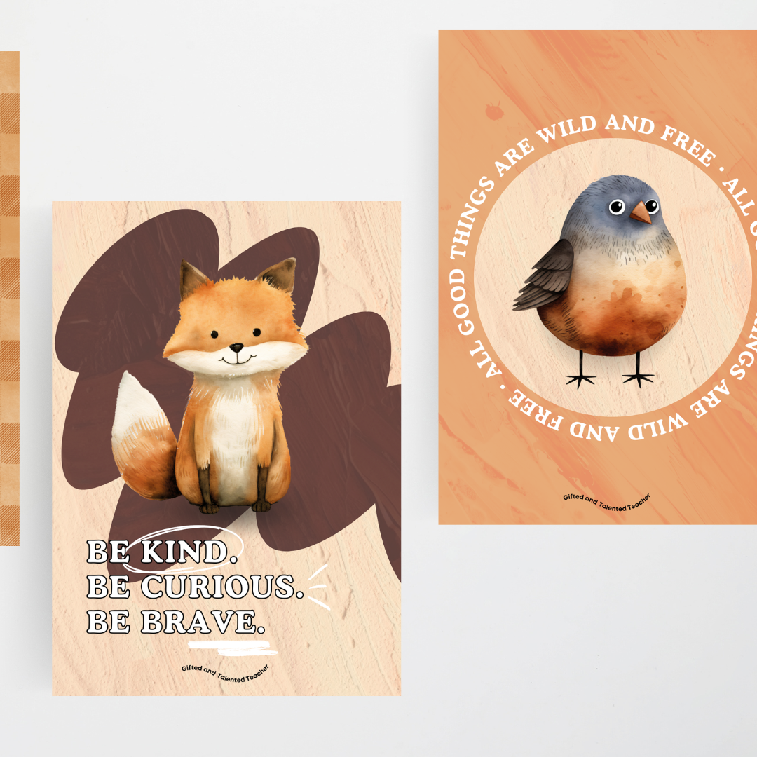 Quote Posters - Woodland Classroom Decor - Teacher Resources & Classroom Decor