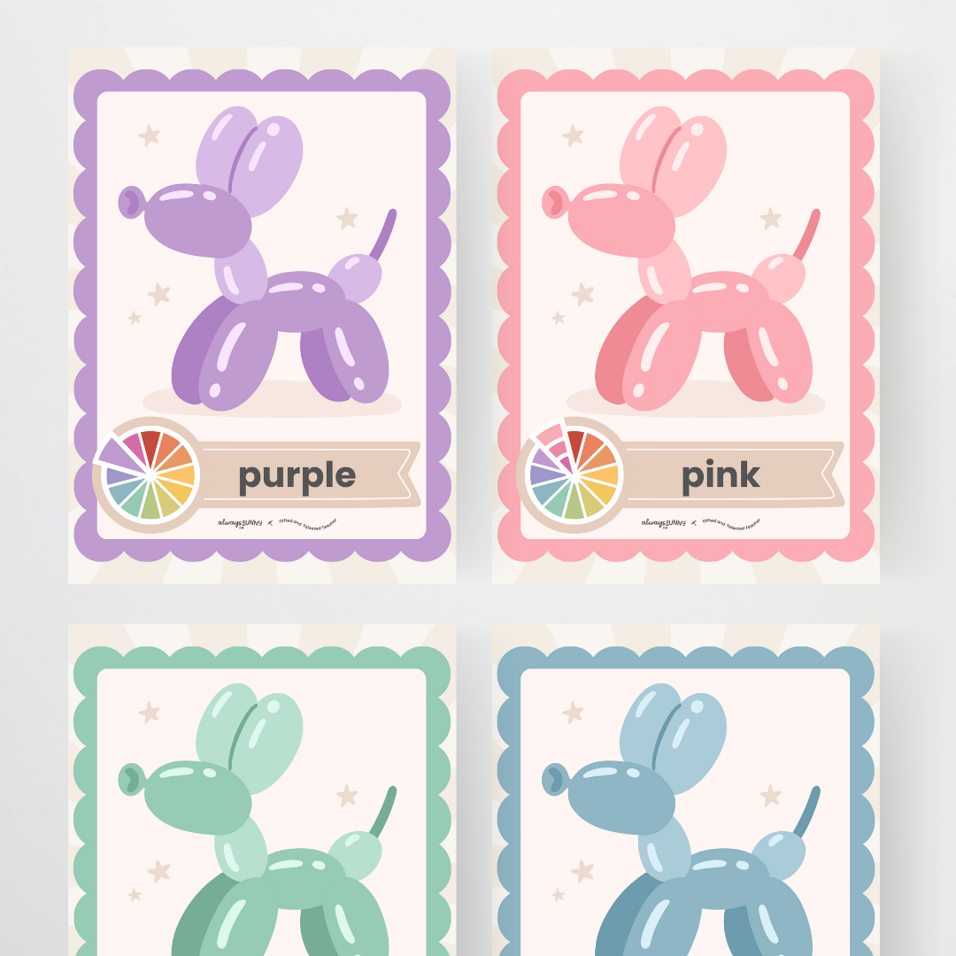 Color / Colour Posters - Little Circus Classroom Decor