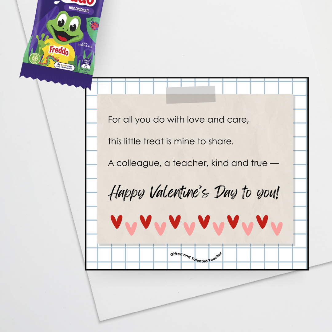 Staff Gift Tags – Valentine’s Day - Teacher Resources & Classroom Decor