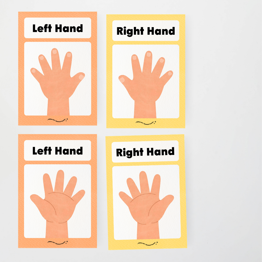 Left Hand and Right Hand Position Classroom Display - Rainbow Classroom Decor - Teacher Resources & Classroom Decor