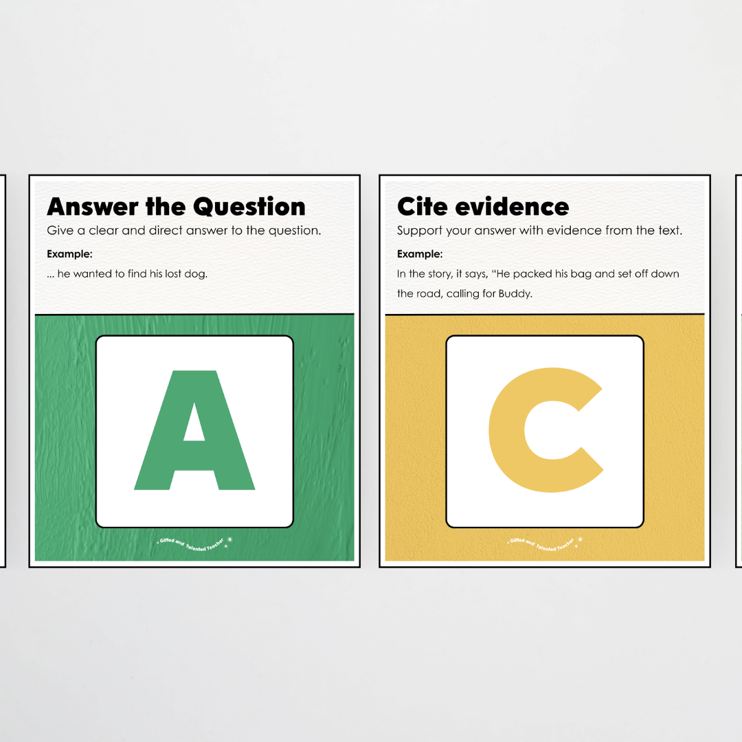 RACES Writing Strategy Poster Set - North America Classroom Decor - Teacher Resources & Classroom Decor
