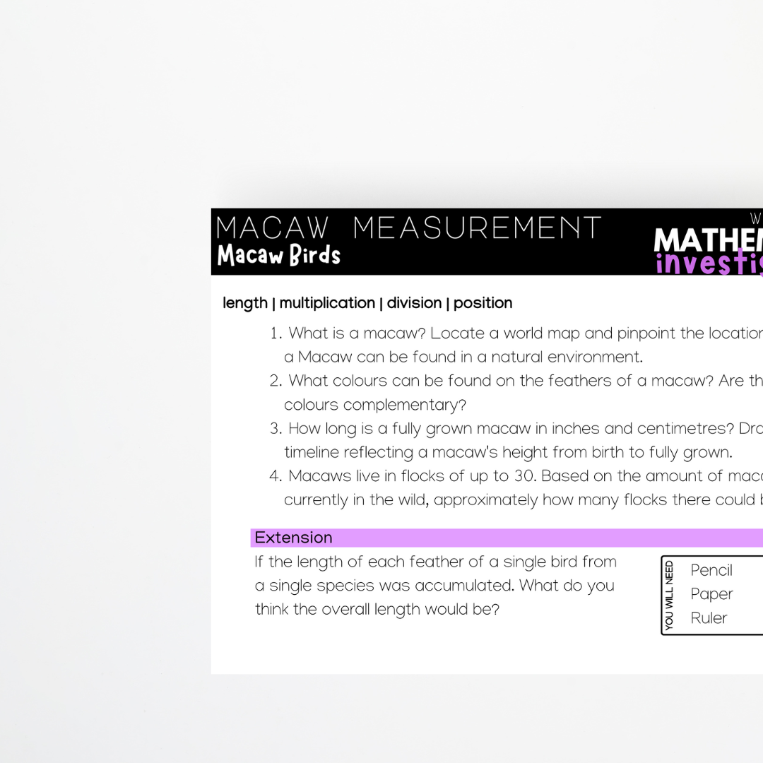 Volume 2: Wild World - Mathematics Investigations