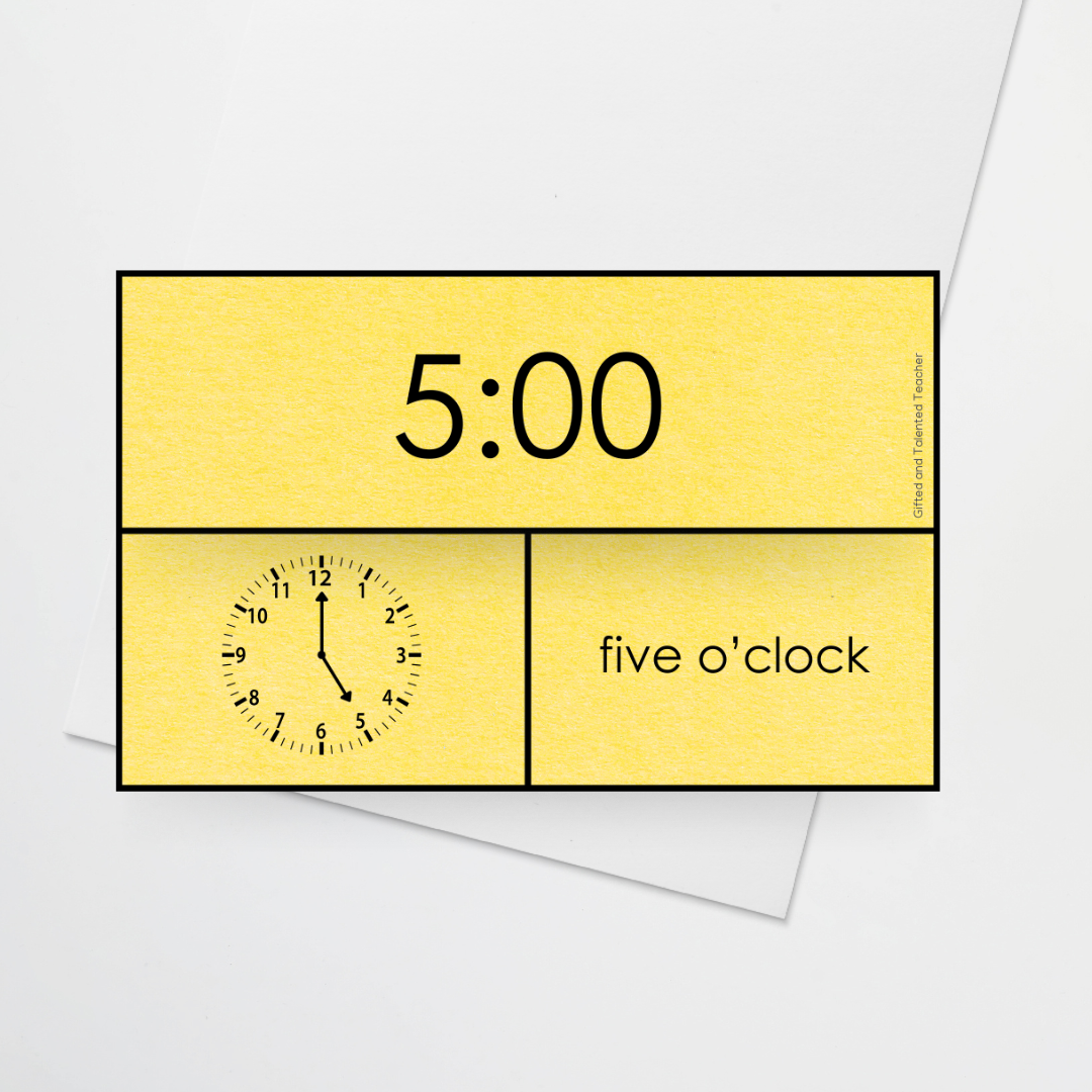 Precise Time - o’clock - Teacher Resources & Classroom Decor