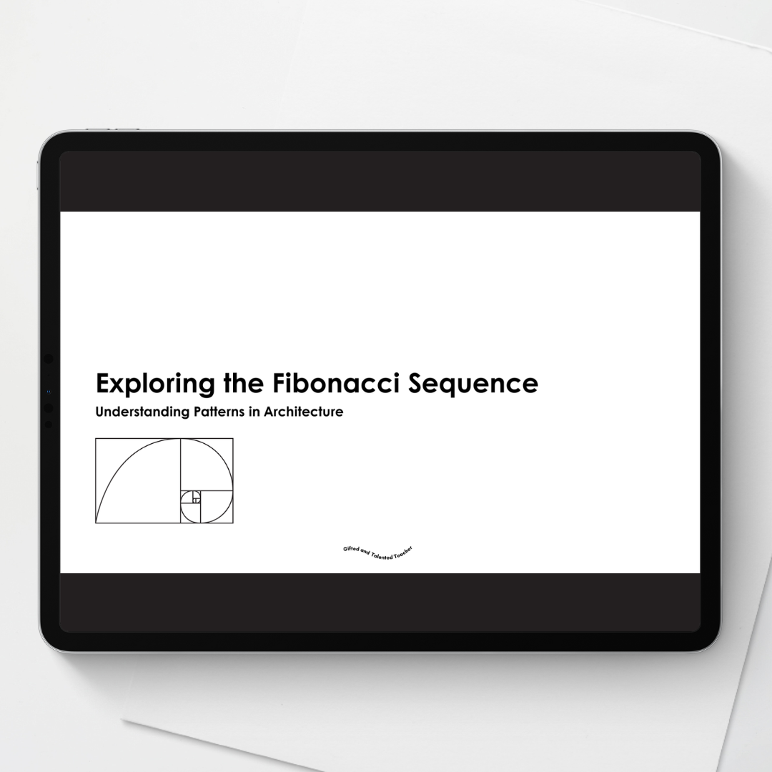 Fibonacci Day - Architecture Challenge Activity (Gifted Learner) - Teacher Resources & Classroom Decor