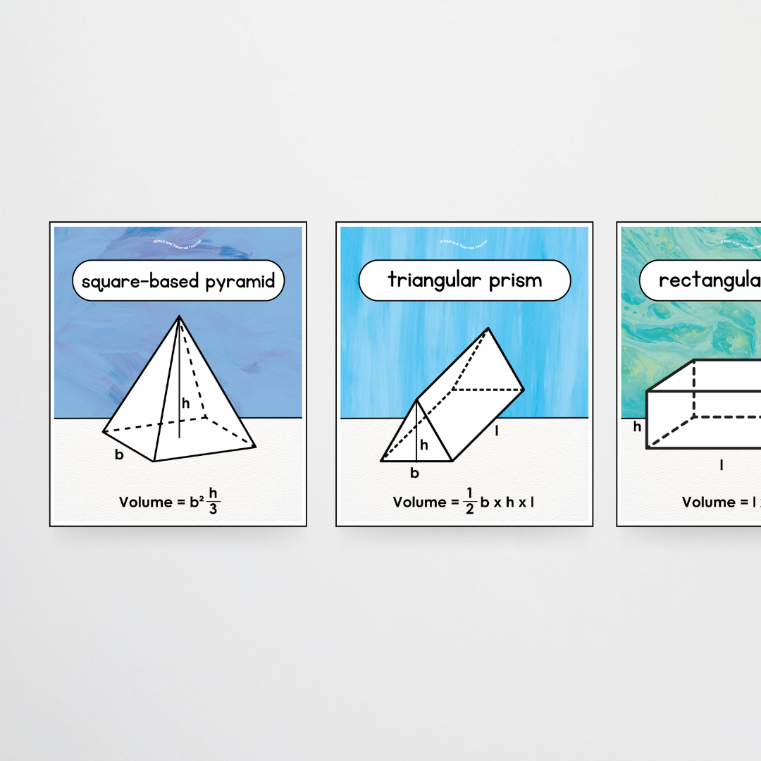 Pete Cromer: 3D Objects Volume Posters - Sea Life Classroom Decor