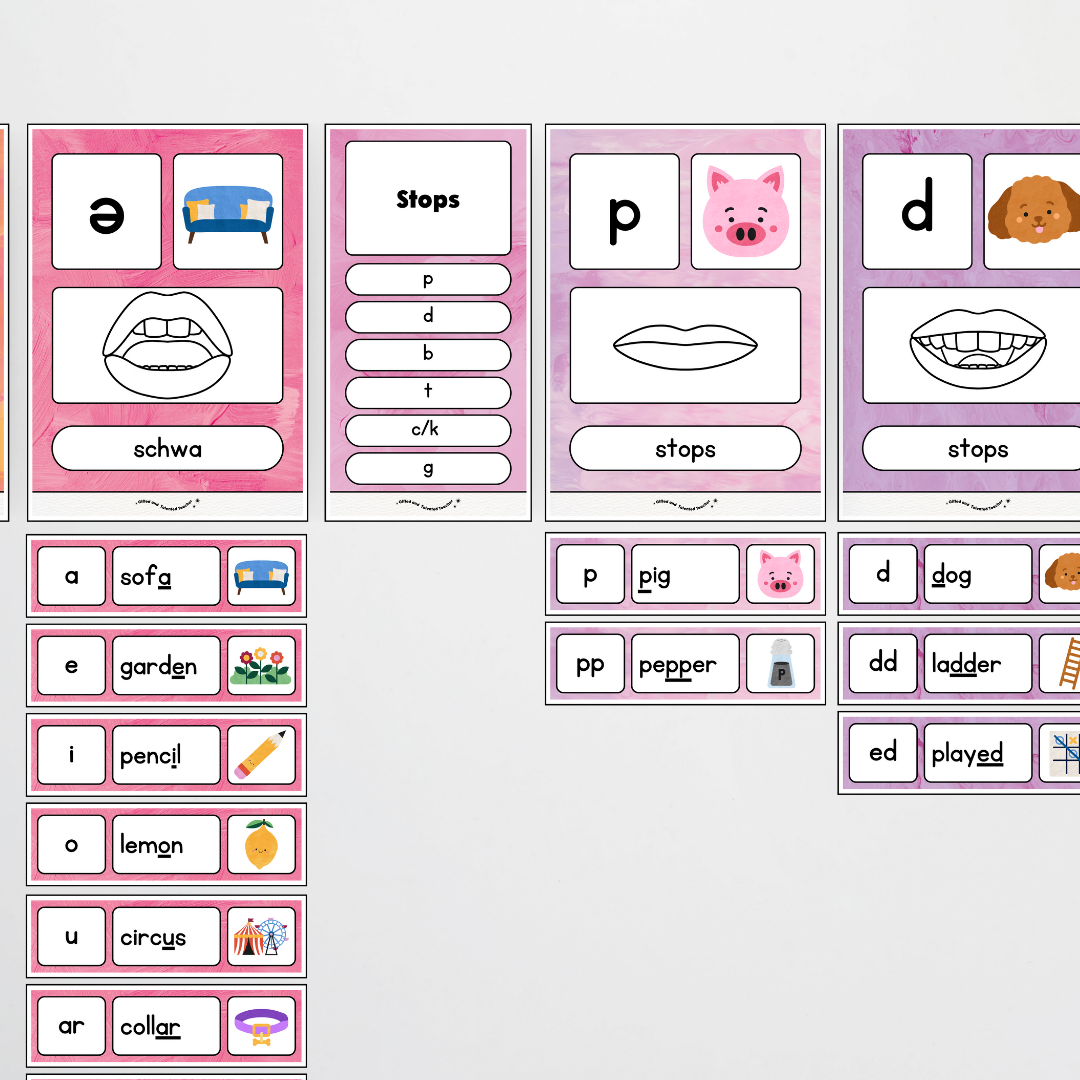 Sound Wall with Mouth Articulation - Sea Life Classroom Decor