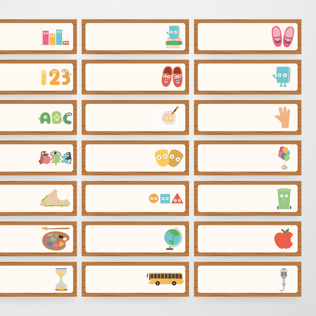 Philip Bunting: Visual Timetable Daily Schedule - Back to School Classroom Decor