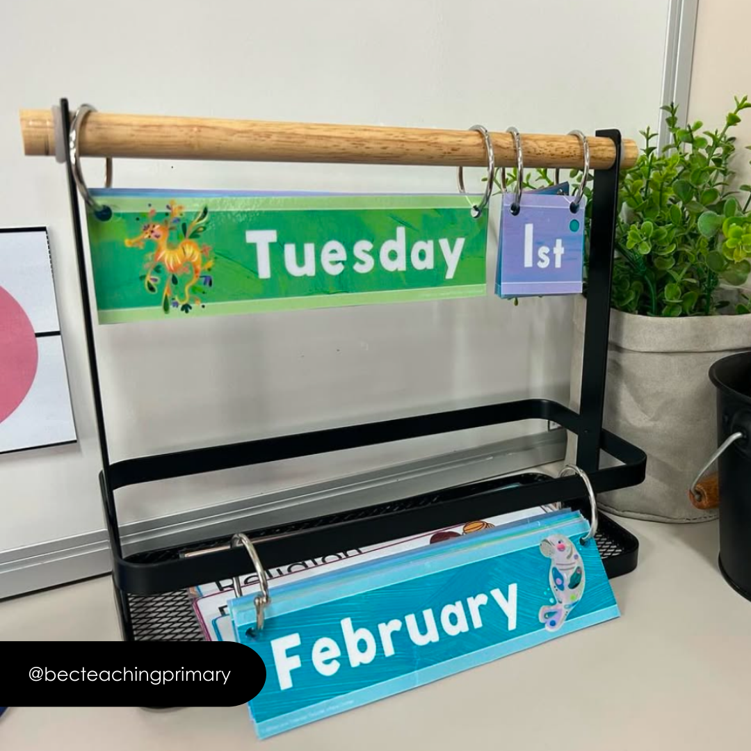 Pete Cromer: Classroom Calendar - Sea Life Collection