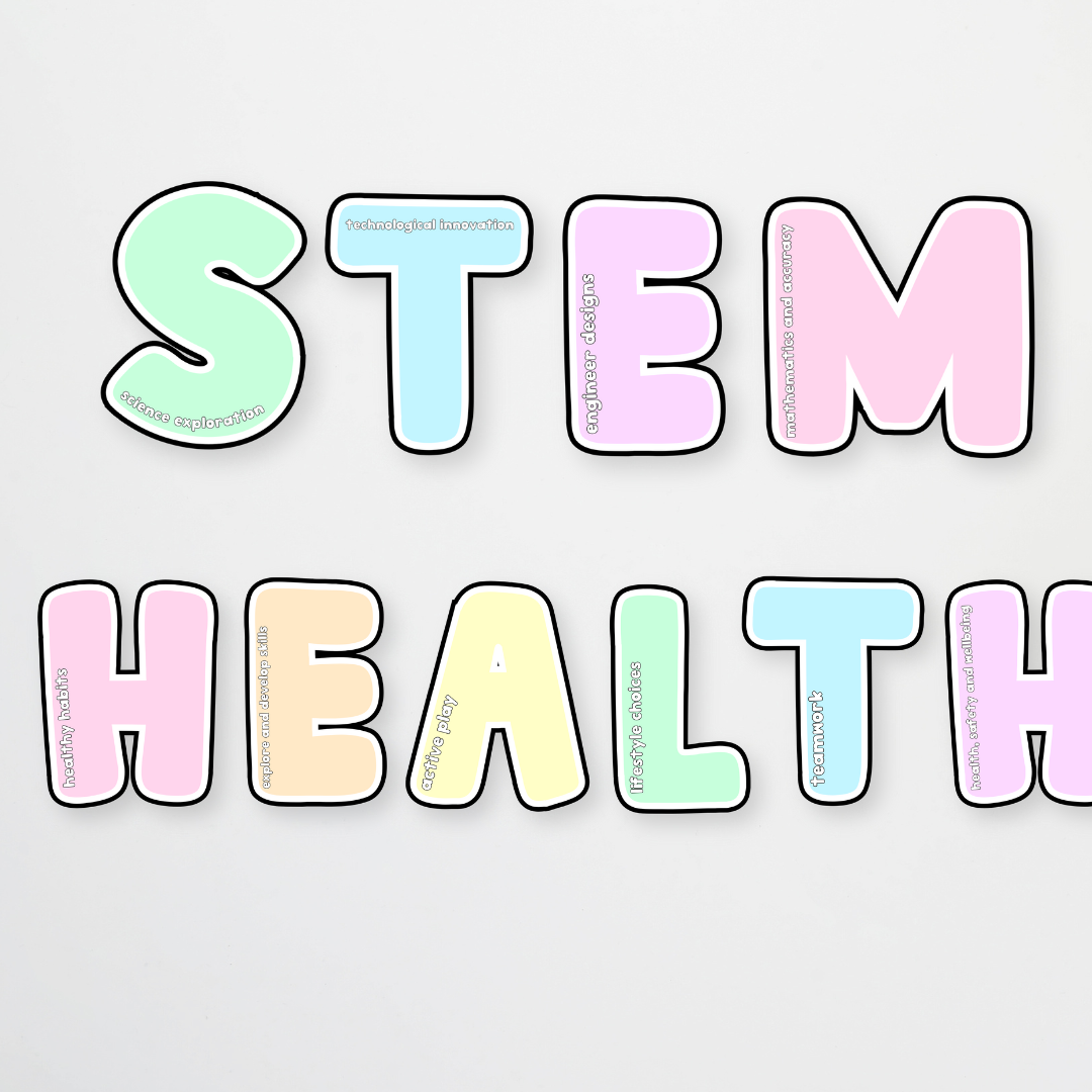 Subject Lettering - Pretty in Pastel Classroom Decor - Teacher Resources & Classroom Decor