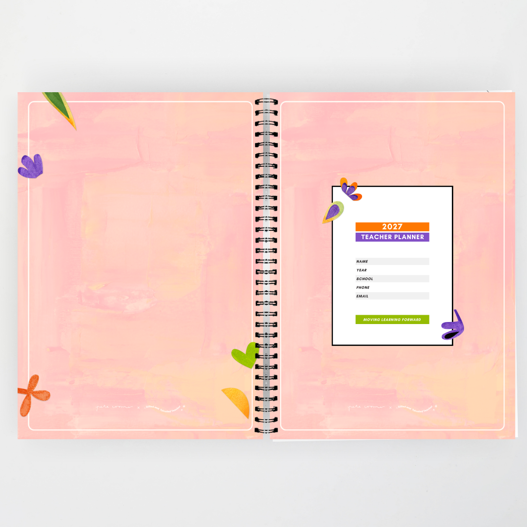 x Pete Cromer 2027 Weekly Teacher Planner: Leafy Seadragon - Sea Life Classroom Decor