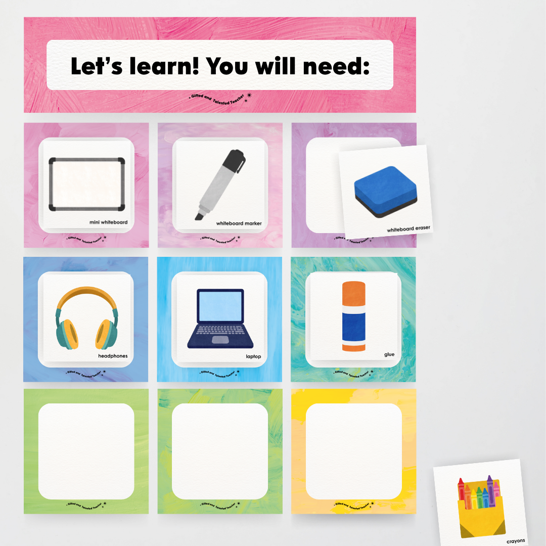 Supplies You Will Need Classroom Display - Sea Life Classroom Decor