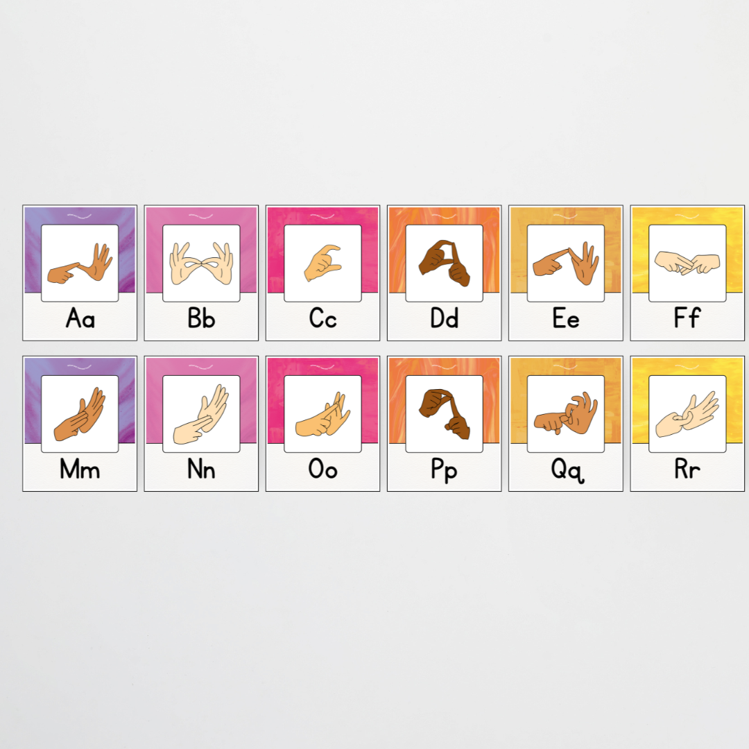 Pete Cromer: Auslan Alphabet Posters - Fauna and Flora Classroom Decor