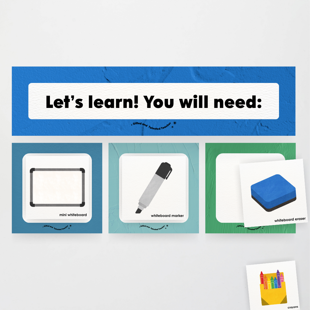 Supplies You Will Need Classroom Display - North America Classroom Decor